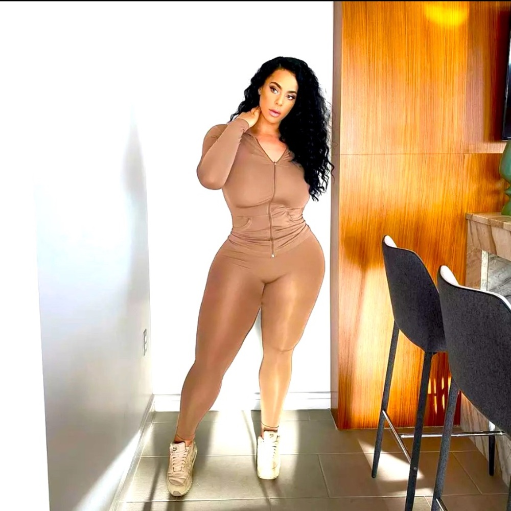 Stretchy Leggings Jogger Set